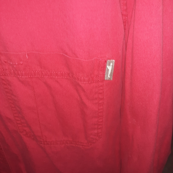 Men's Eddie bauer XXL Red Long sleeve button shirt - Picture 3 of 8